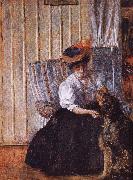 Edouard Vuillard Her dog oil painting artist